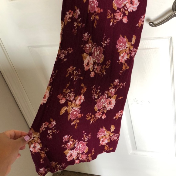 Floral jumpsuit from Target. 100% rayon. - Picture 4 of 5